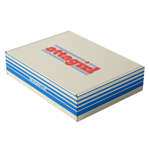 Attagirl variety pack shipper box with assorted protein bars – plant-based, nut-free, high protein